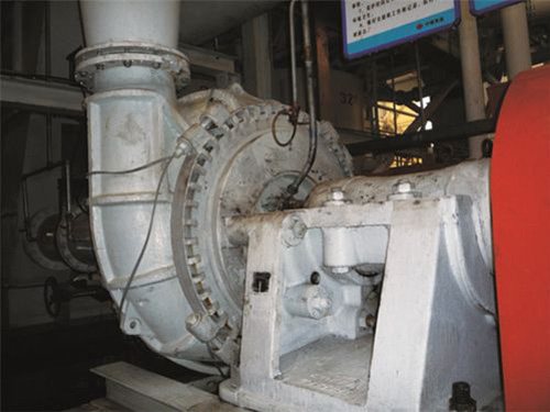 G型砂砾泵用于电厂大块灰渣处理